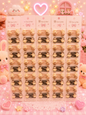 Cute kawaii hair tik Tak clip of kids(pack of 1 strip 10 pair)