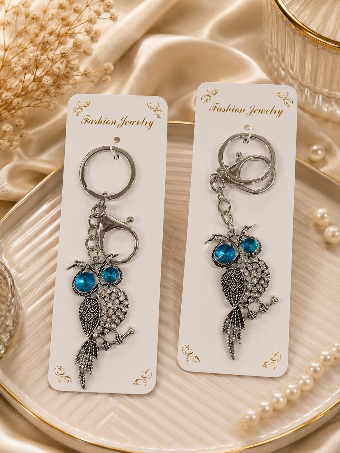Premium stone keychain (pack of 3)