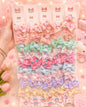 Korean cute hairrubber band for kids(pack of 10 pair in one strip)