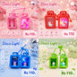 Cute LED Disco Light Keychain | Mini Colorful Party Light | Korean Kawaii Bag Charm(pack of 12 mix design)