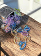 Korean Style Mini Transparent Hair Claw Clips – Iridescent Color Hair Clamps for Girls & Women( pack of 24)
