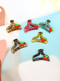 Korean Cherry Hair Claw Clip – Cute Transparent Hair Accessories for Girls( pack of 12)