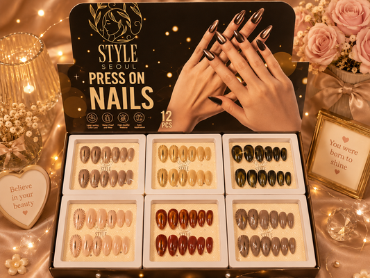 ✨ Style Seoul Premium Press-On Nails ✨( pack of 12 sets)
