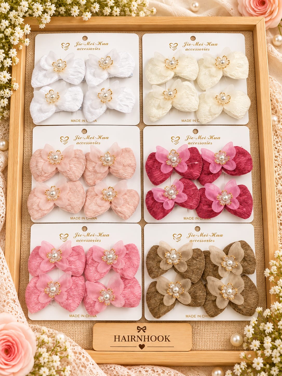 Korean pins for kids(pack of 12 sets)