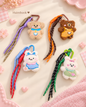 Medium size plushies bag chamrs (pack of 12)