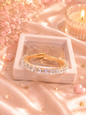 Luxe Royale Crystal Tennis Bracelet(pack of 2) with floating box
