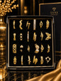 Premium Gold-Plated Adjustable Ring Set – 24 Luxury Statement Designs | Korean Fashion Jewelry Collection(pack of 24)