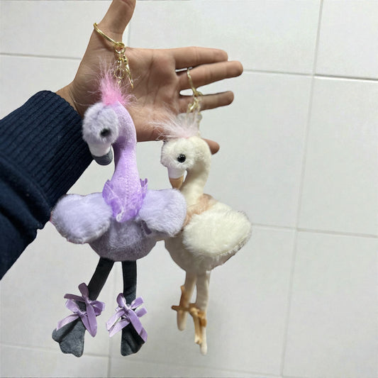 Cute Plush Duck Keychain ( pack of 6)