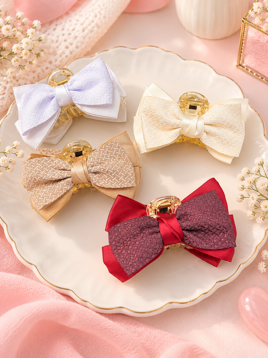 Korean medium size bow cluchter (Pack of 12)