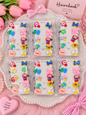 Korean kids hair accessories combo (pack of 12 packet)