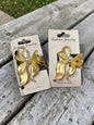 Luxury Pearl Bow Hair Claw Clip – Korean Gold Bow Hair Clutcher for Women & Girls(pack of 12)