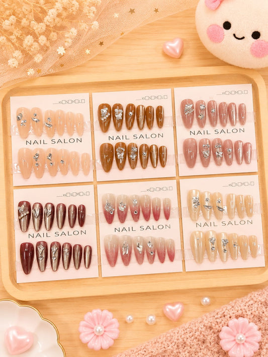Korean premium nails (pack of 12)