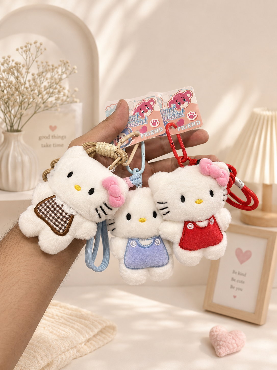 Mini plushies bag charms( pack of 6)