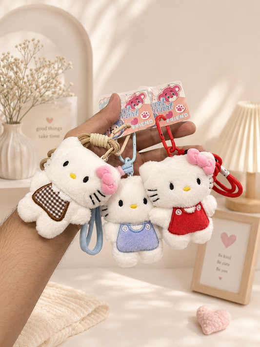 Mini plushies bag charms( pack of 6)