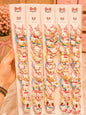 Korean cute hairrubber band for kids(pack of 10 pair in one strip)