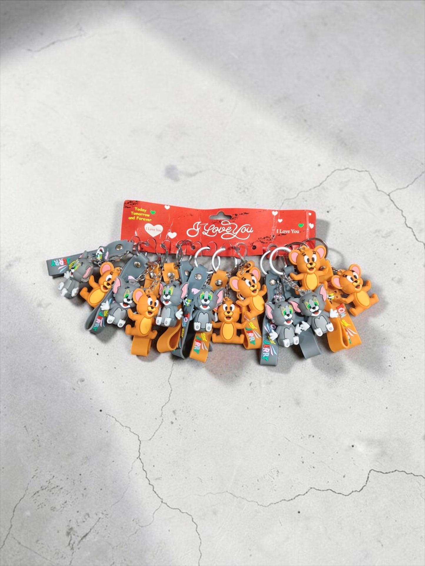 Pvc rubber keychain ( pack of 12)
