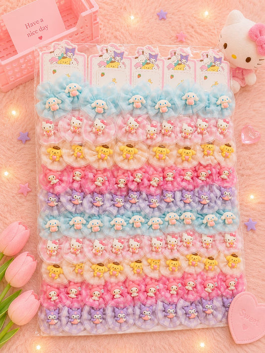 Korean cute hair pin for kids(pack of 10 pair in one strip)
