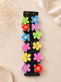 Premium flower hair claw ( pack of 12)