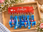 PVC rubber keychain (pack of 12)