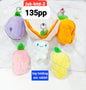 Plushies soft toy keychain (pack of 6)