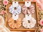 Korean scrunchie (pack of 12 mix design in one packet random design)