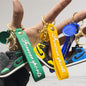 Mini Sports Shoe Keychain with Strap | 3D Sneaker Design Soft PVC Key Ring (Pack of 12)