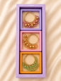 Indian style earrings for woman (pack of 4)