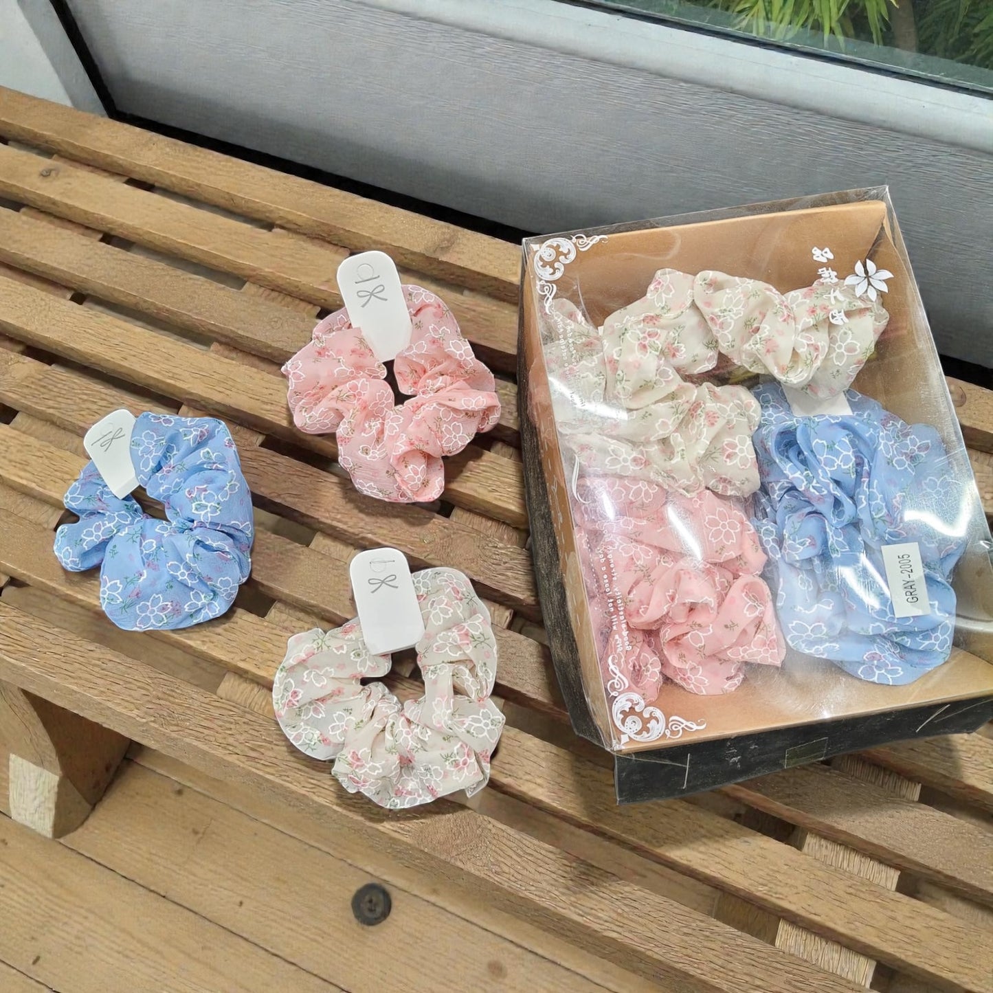 Korean scrunchies 2( pack of 12)