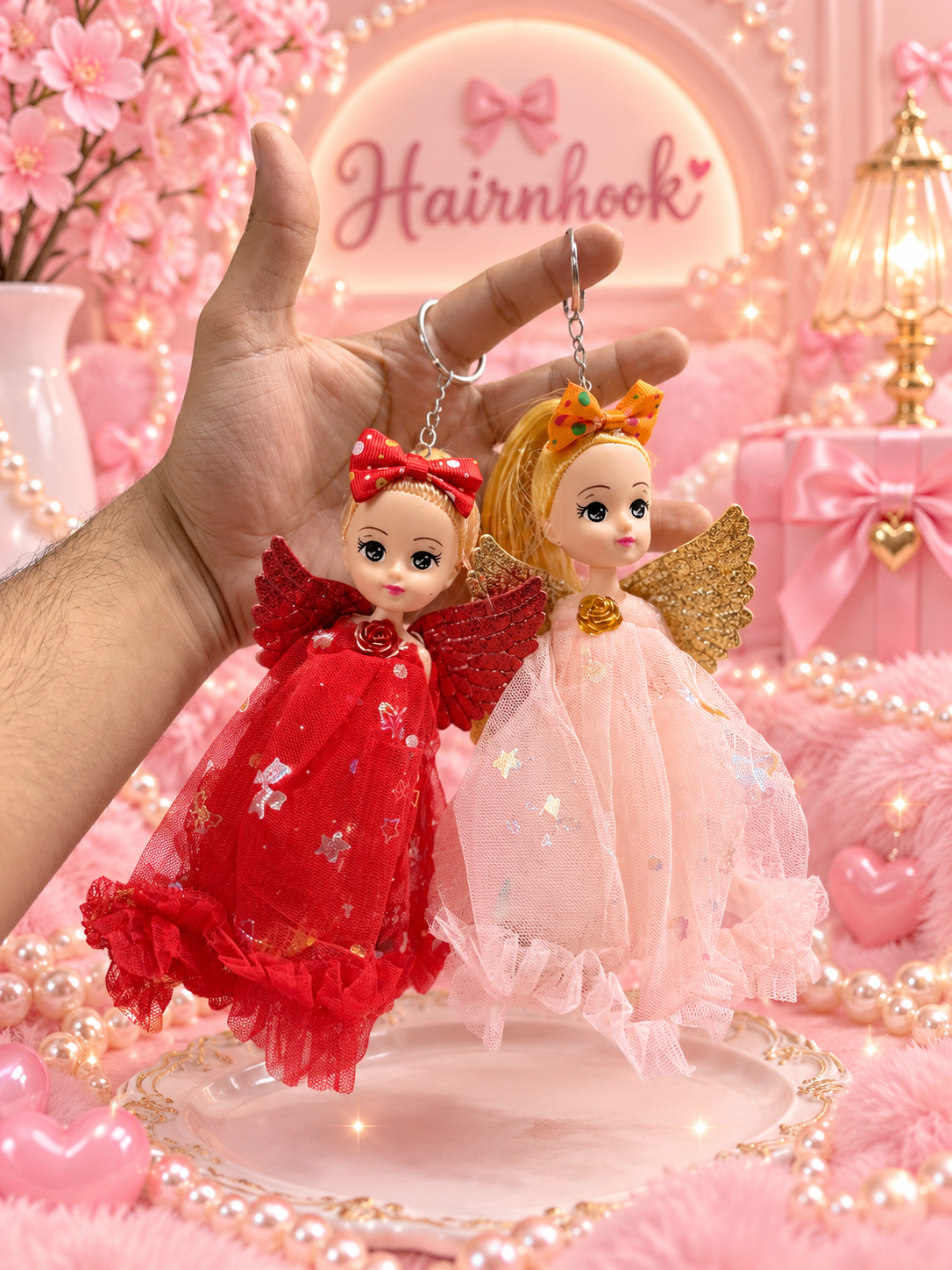 Premium quality doll keychain (pack of 12)