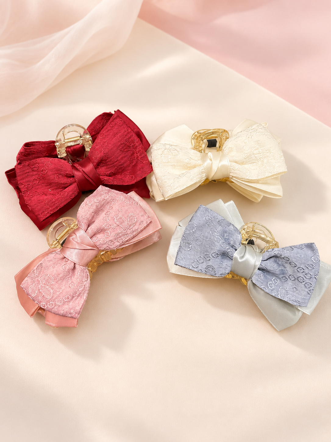 Korean medium size bow cluchter (Pack of 12)