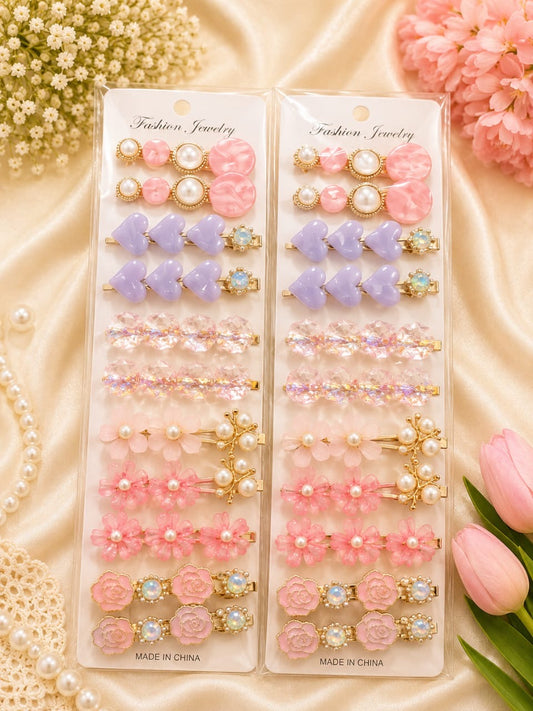 Korean hair clip (pack of 12)
