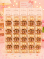 Cute kawaii hair Tik Tak and rubber band combo of kids(pack of 1 strip 10 pair)