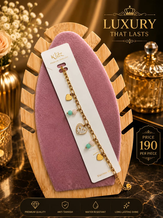 Anti tarnish chain bracelet (pack of 3)