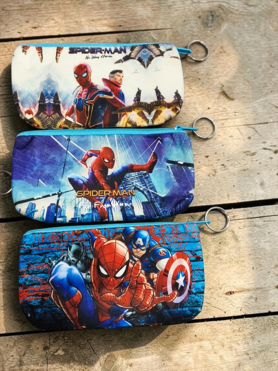 Pencil pouch with keychain (pack of 12)