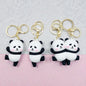 Magnetic Panda Couple Keychain 4( pack of 6)
