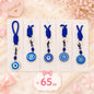Evil eye bag charms (pack of 6)