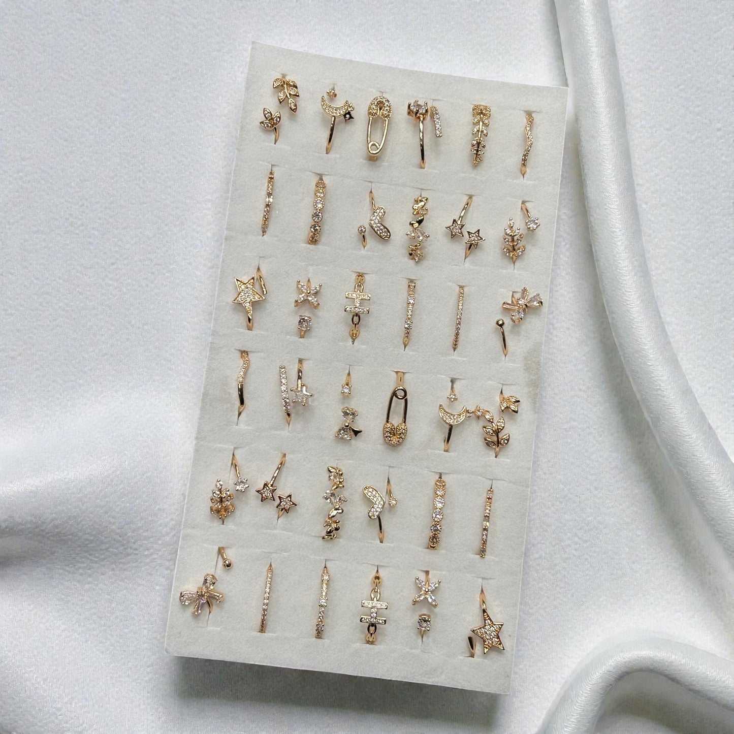 Premium golden Adjustable Rings Combo