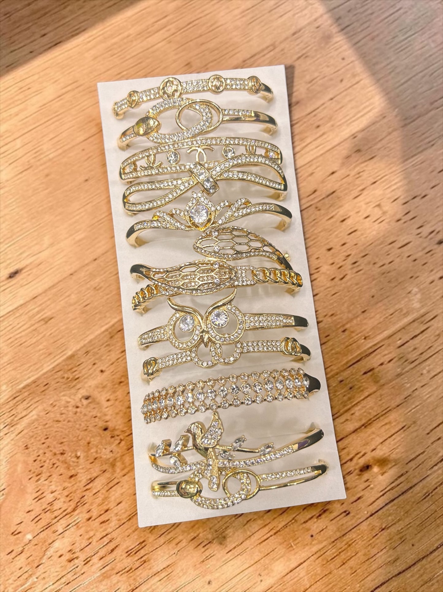 Korean stainless steal bracelet (pack of 12)mix design