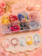 Korean rubber band for girls and woman (pack of 100 piece mix design)