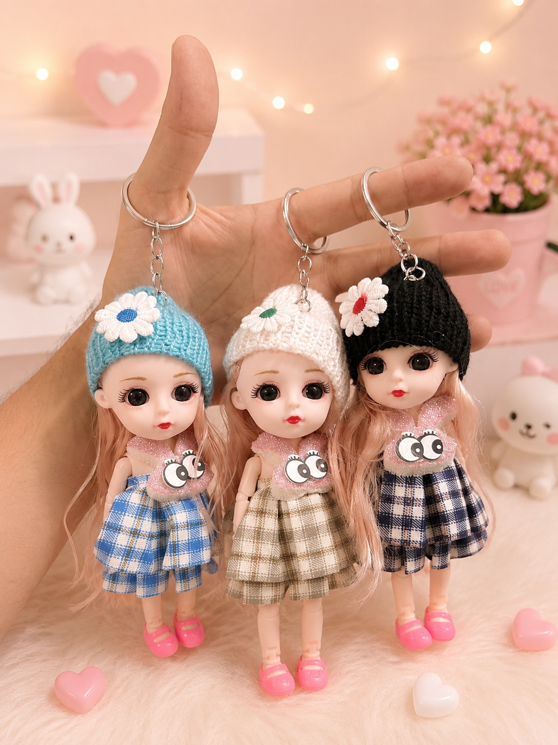 Dolls keychain (pack of 12)