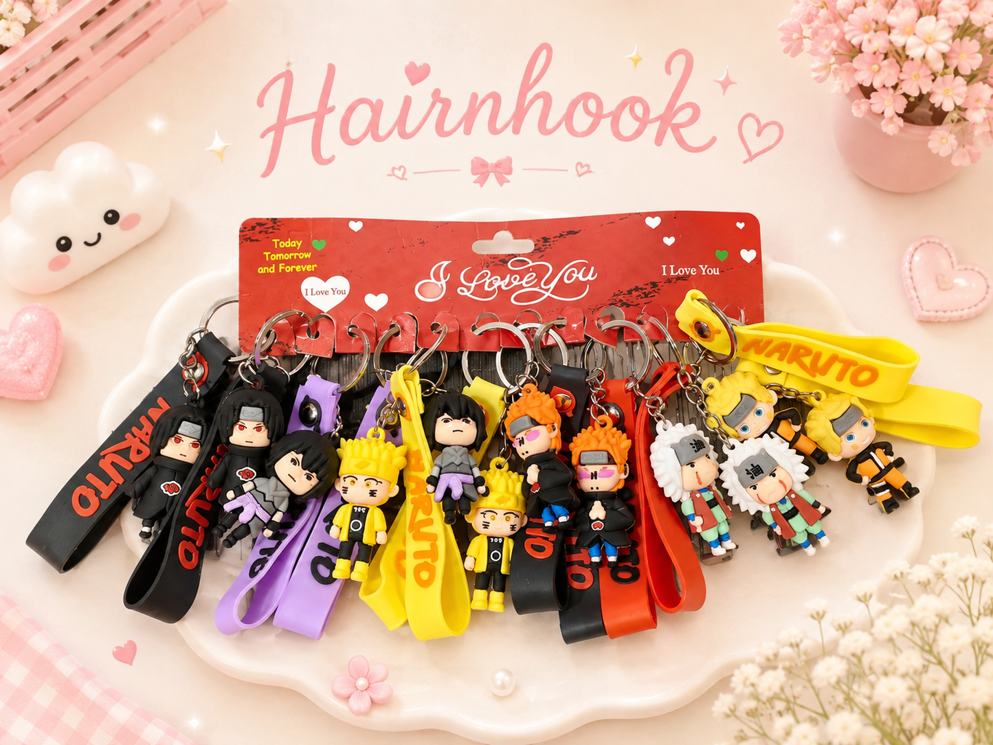 Pvc rubber keychain ( pack of 12)