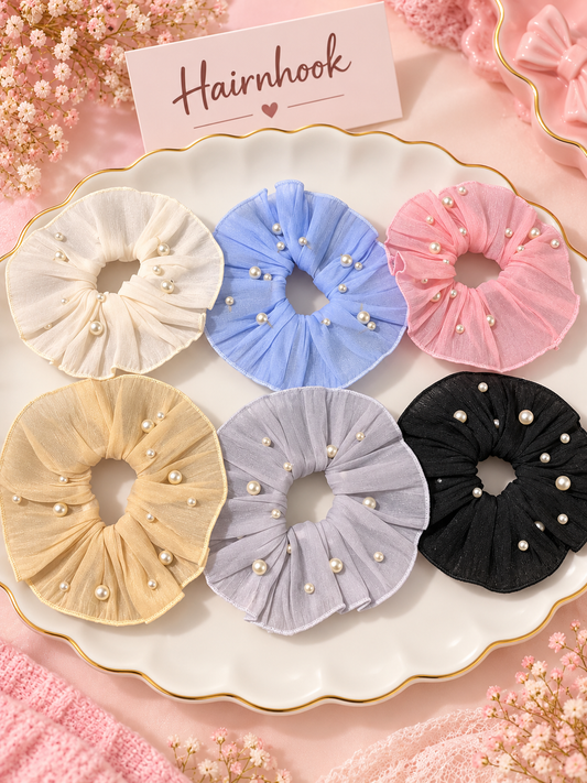 Korean premium scrunchie (pack of 12)