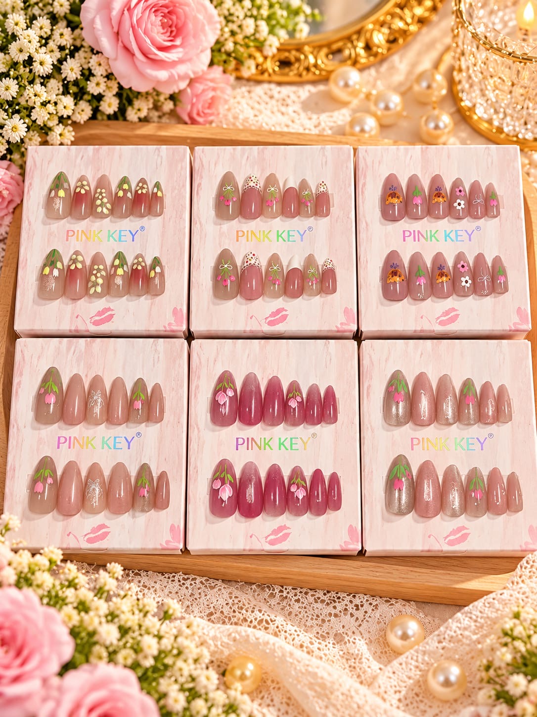 Premium press on nails (pack of 12)