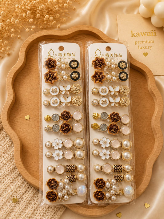 Korean hair pin for girls(pack of 12)