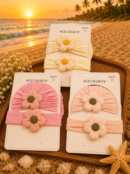 Premium Baby Headband & Hair Band Set – Soft Stretchy Newborn to Kids Hair Accessories(pack of 6)