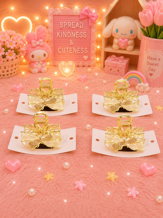 Korean metal stone clutcher party wear for girls and woman (pack of 12)