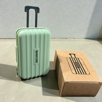 Mini Suitcase Manicure Kit – Portable Nail Care Set