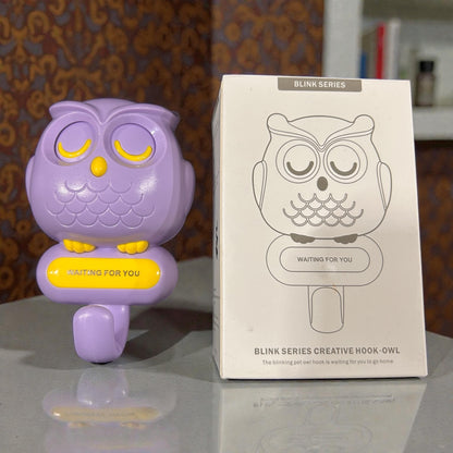 Cartoon Bird Wall Hook with Blinking Eyes keychain stand