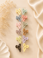 Korean mini hair claw clip ( pack of 12)