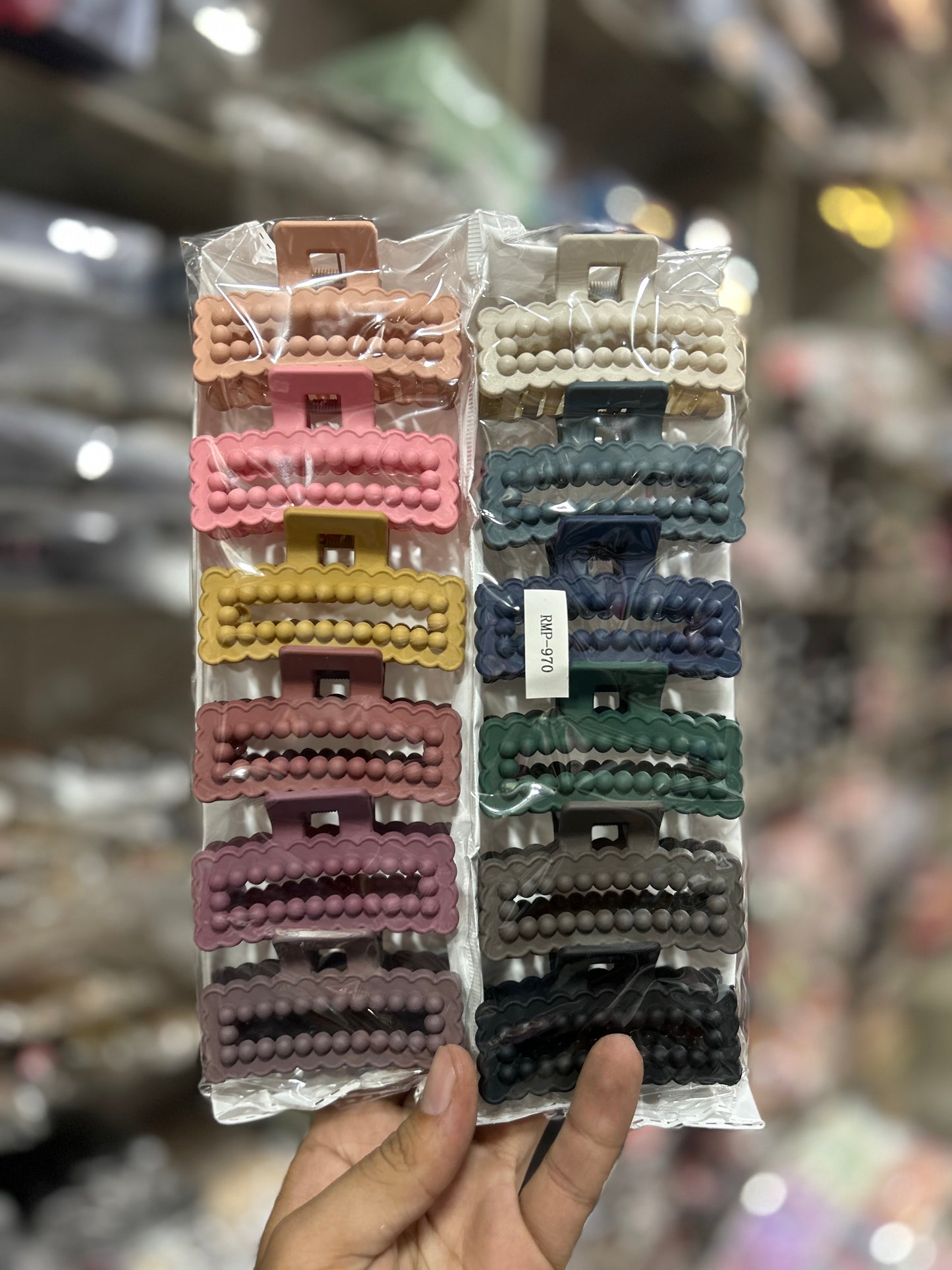 Korean hair claw clip(pack of 12)